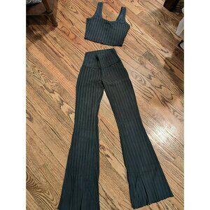 Aerie Offline faded/distressed blk set (XS - tween/teen)